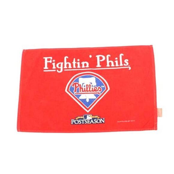 MLB Philadelphia Phillies Rally Towel Fightin Phils 2010 Red 16x15 New Golf - Picture 3 of 3